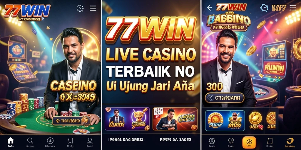 Gameplay Live Casino mendebarkan di 77WIN dengan dealer langsung.