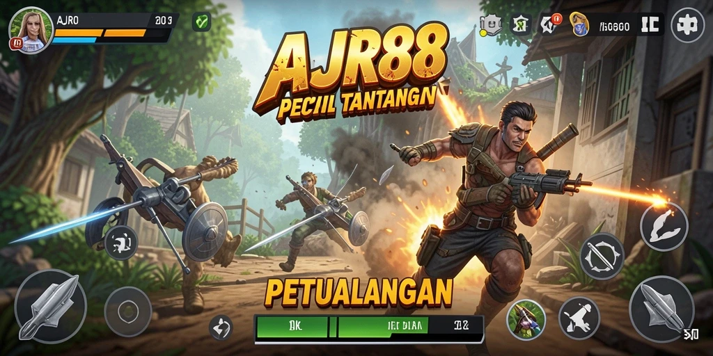 Tampilan gameplay menarik dalam permainan ARPG AJR88.