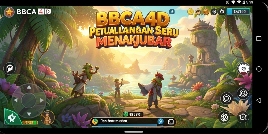 Screenshot utama BBCA4D menampilkan aksi petualangan yang mendebarkan.