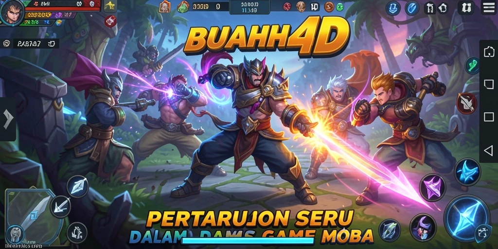 Tampilan gameplay menegangkan di BUAH4D dengan aksi cepat.