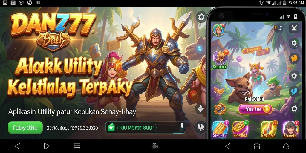 Tampilan antarmuka utama DAN777 yang intuitif dan menarik.