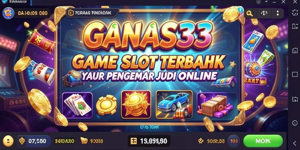 Screenshot gameplay GANAS33 menunjukkan keseruan permainan slot yang mendebarkan.