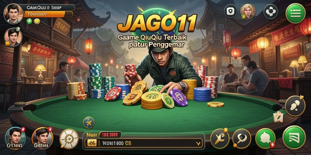 Tampilan gameplay QiuQiu yang seru dalam JAGO11.