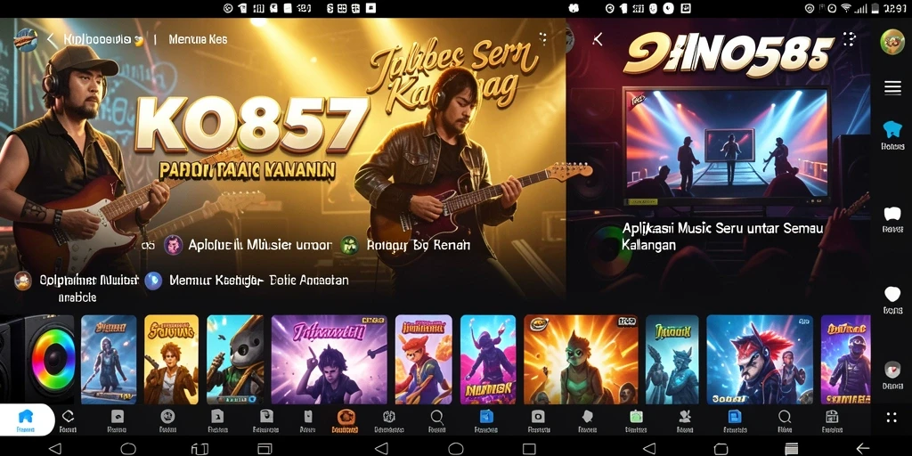 Tampilan gameplay yang menarik dan interaktif dari KO857.
