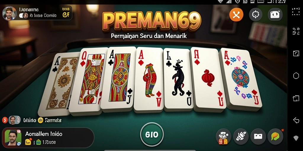 Tampilan seru gameplay Domino di PREMAN69.