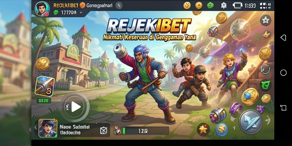 Tampilan gameplay seru dengan variasi mini-game yang menarik.