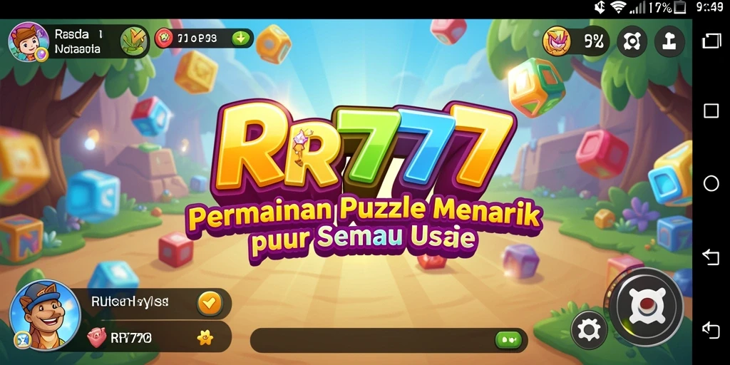 Tampilan gameplay RR777 yang menantang untuk memecahkan teka-teki.