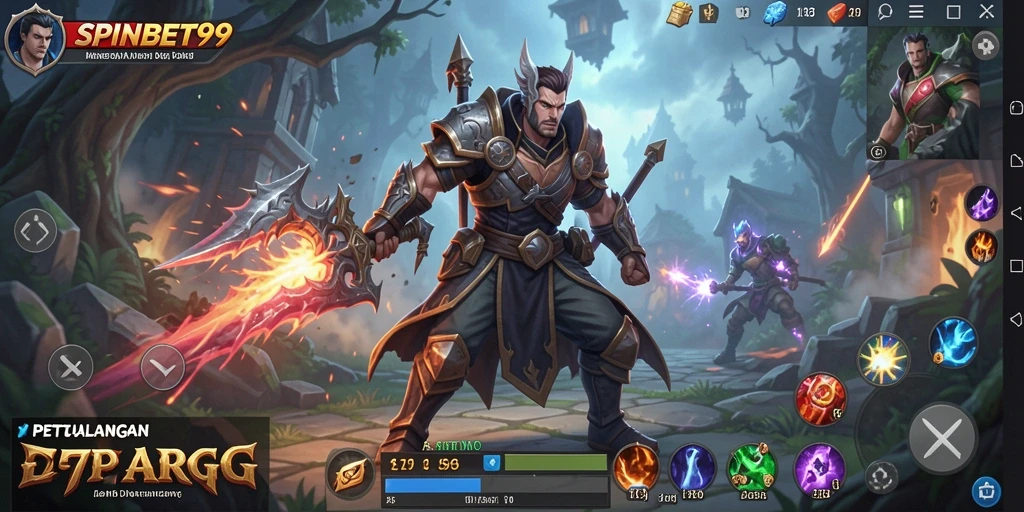 Tampilan gameplay SPINBET99 yang menakjubkan dalam aksi ARPG.